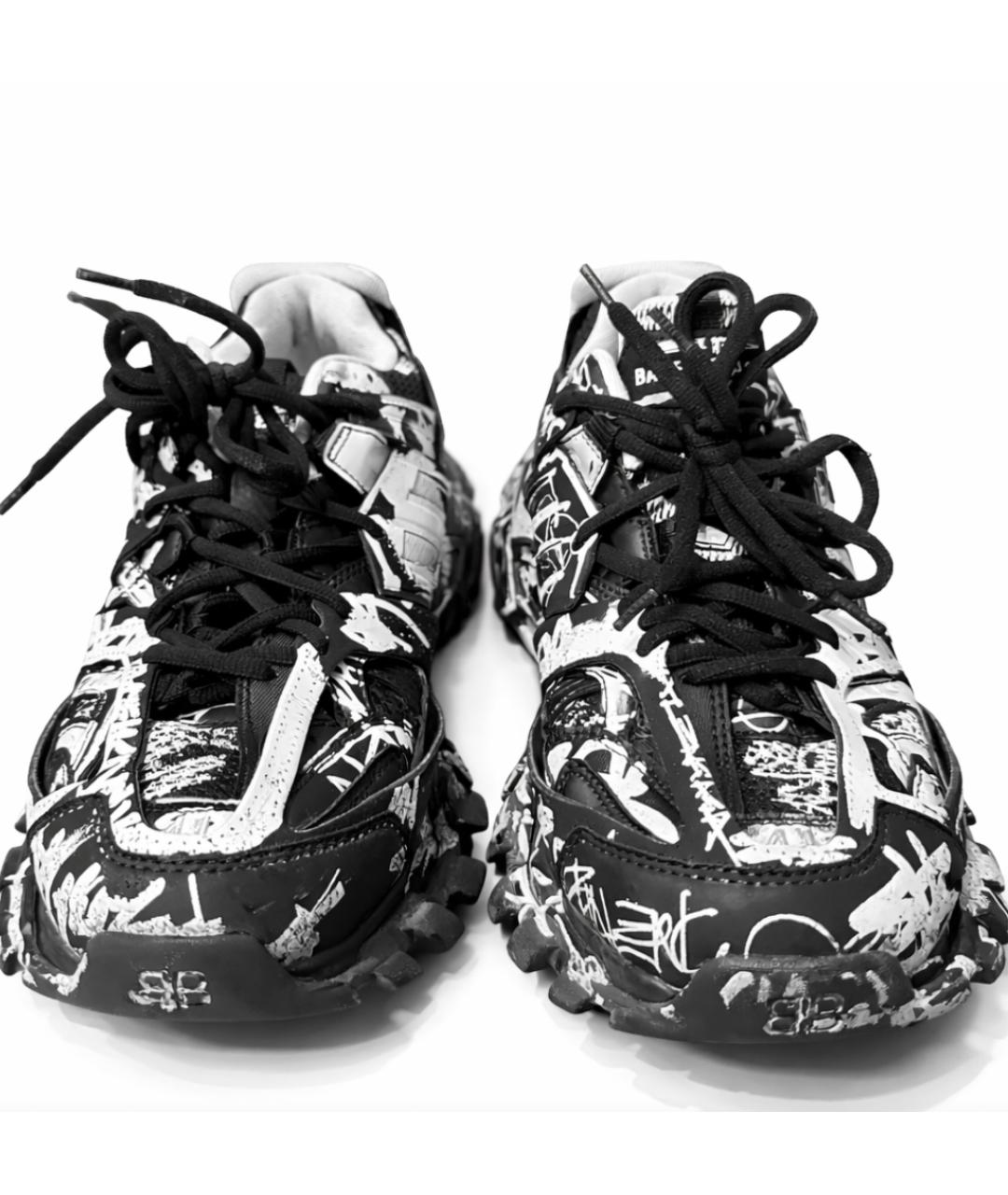 BALENCIAGA Мульти кожаные низкие кроссовки / кеды, фото 2