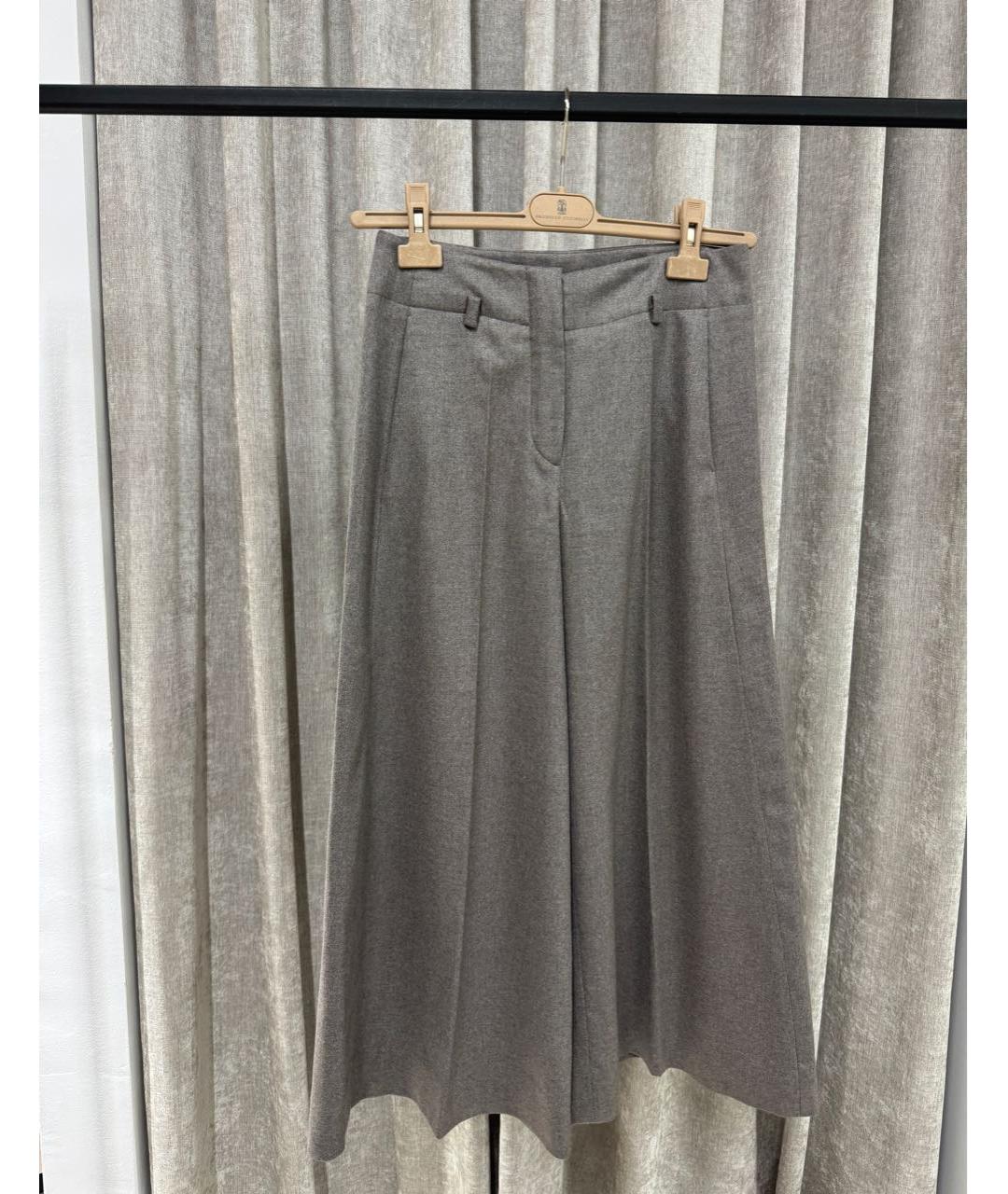 LORO PIANA Бежевые кашемировые капри, фото 5