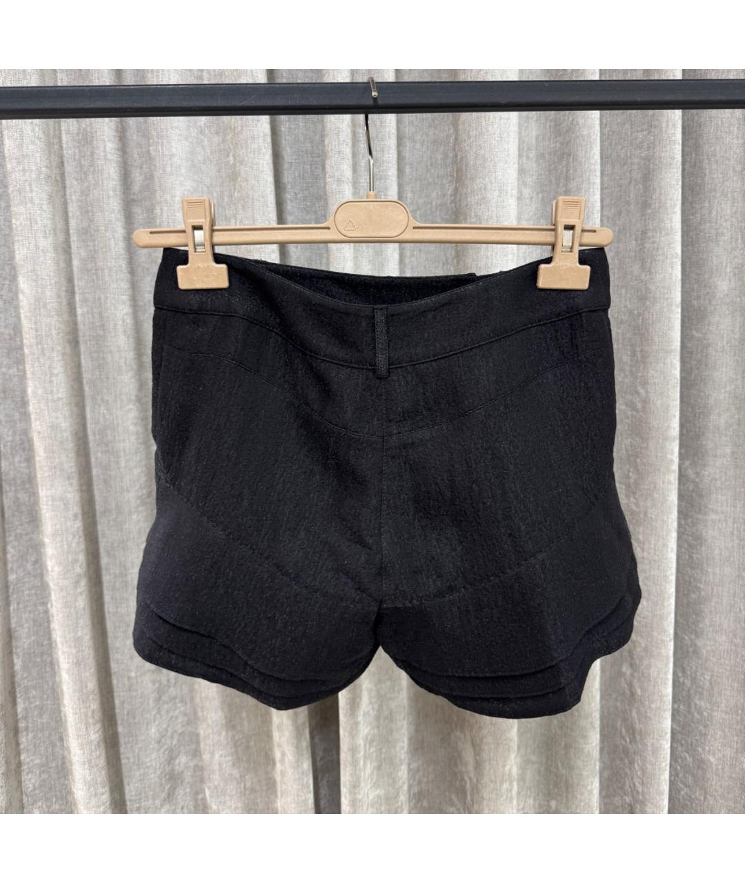 CHANEL Антрацитовые хлопковые шорты, фото 2