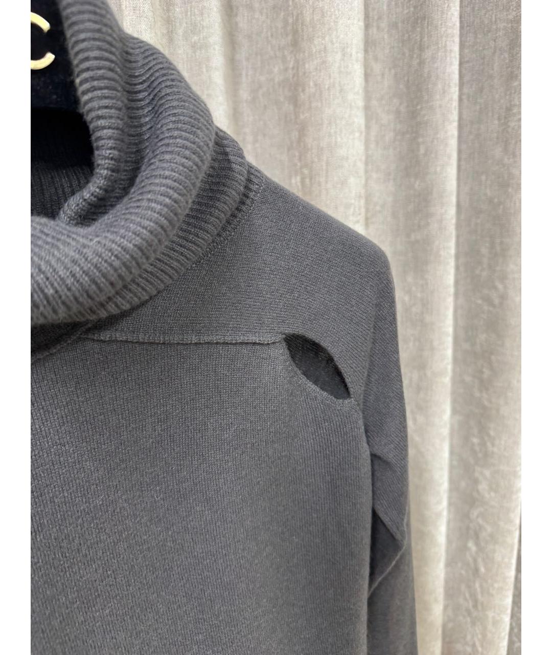GIORGIO ARMANI Антрацитовый кашемировый джемпер / свитер, фото 4