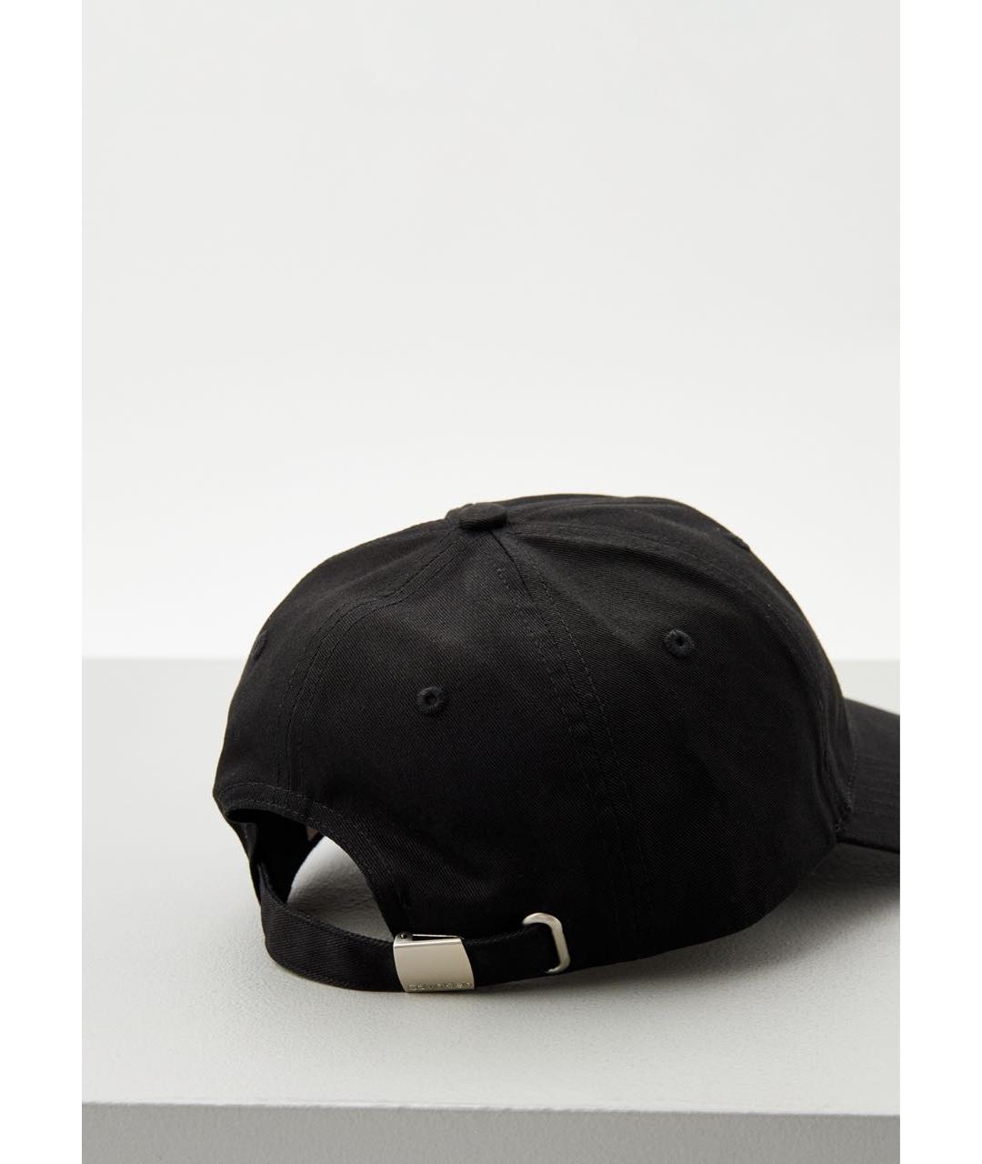 CALVIN KLEIN Черная хлопковая кепка, фото 3