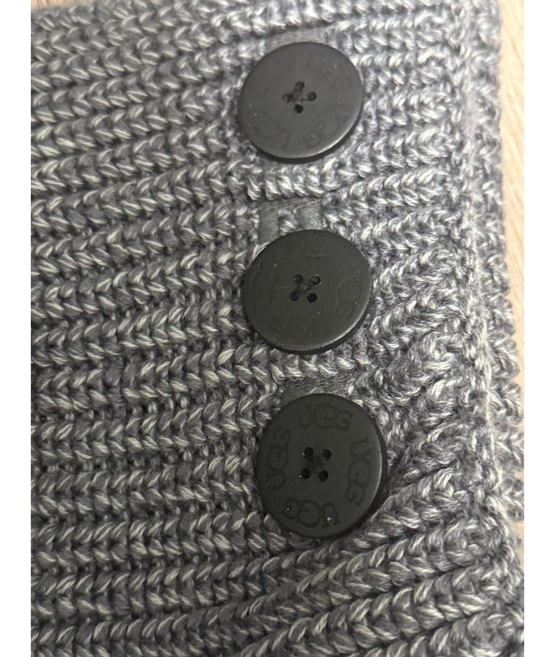 UGG AUSTRALIA Серые текстильные сапоги, фото 3