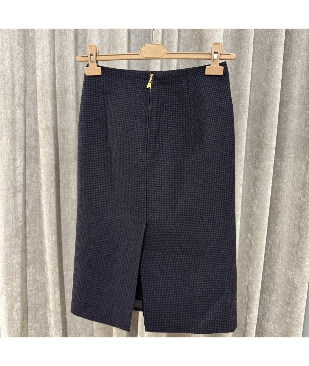 LOUIS VUITTON Мульти шерстяная юбка миди, фото 2