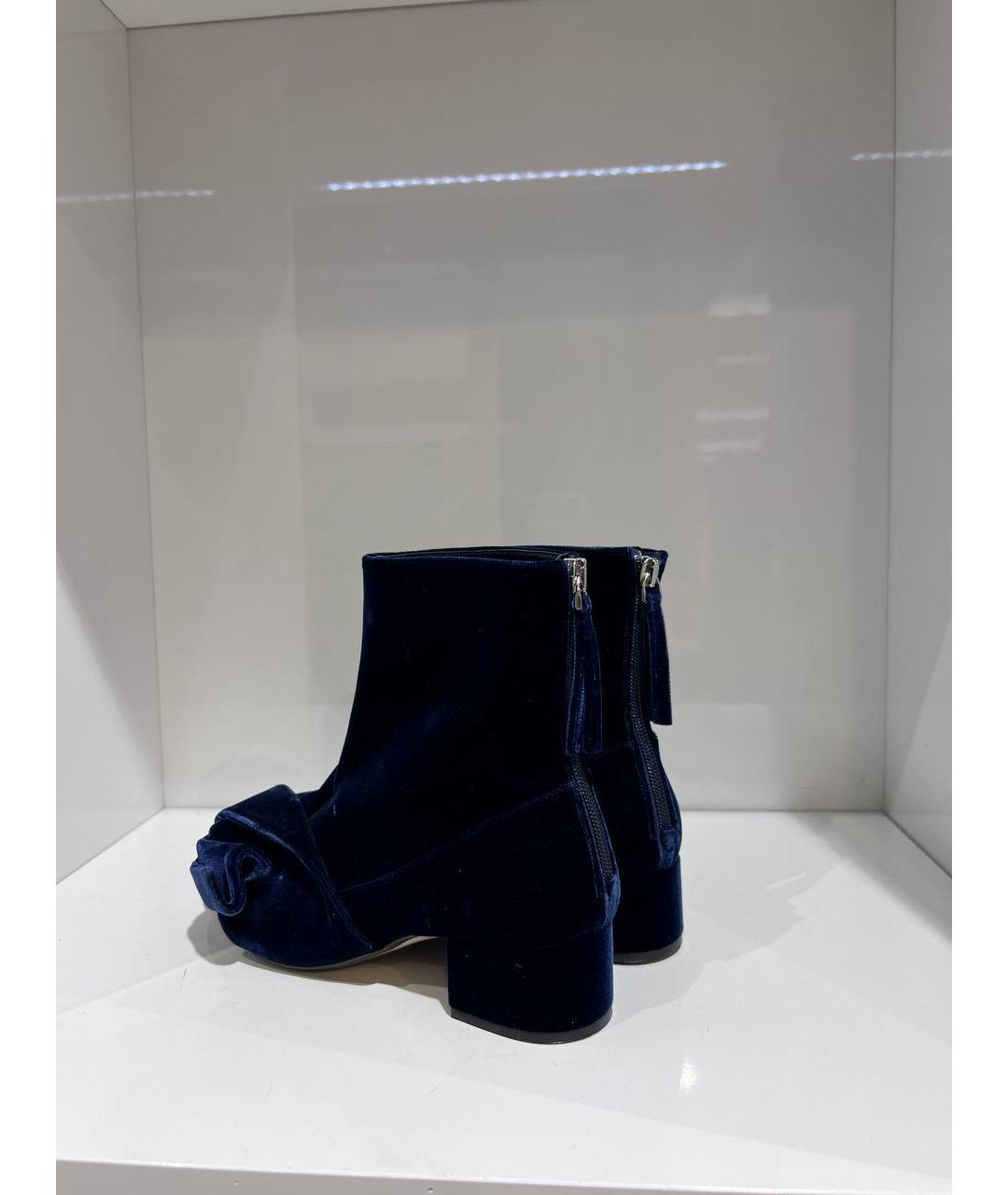 NO. 21 Синие замшевые ботинки, фото 3