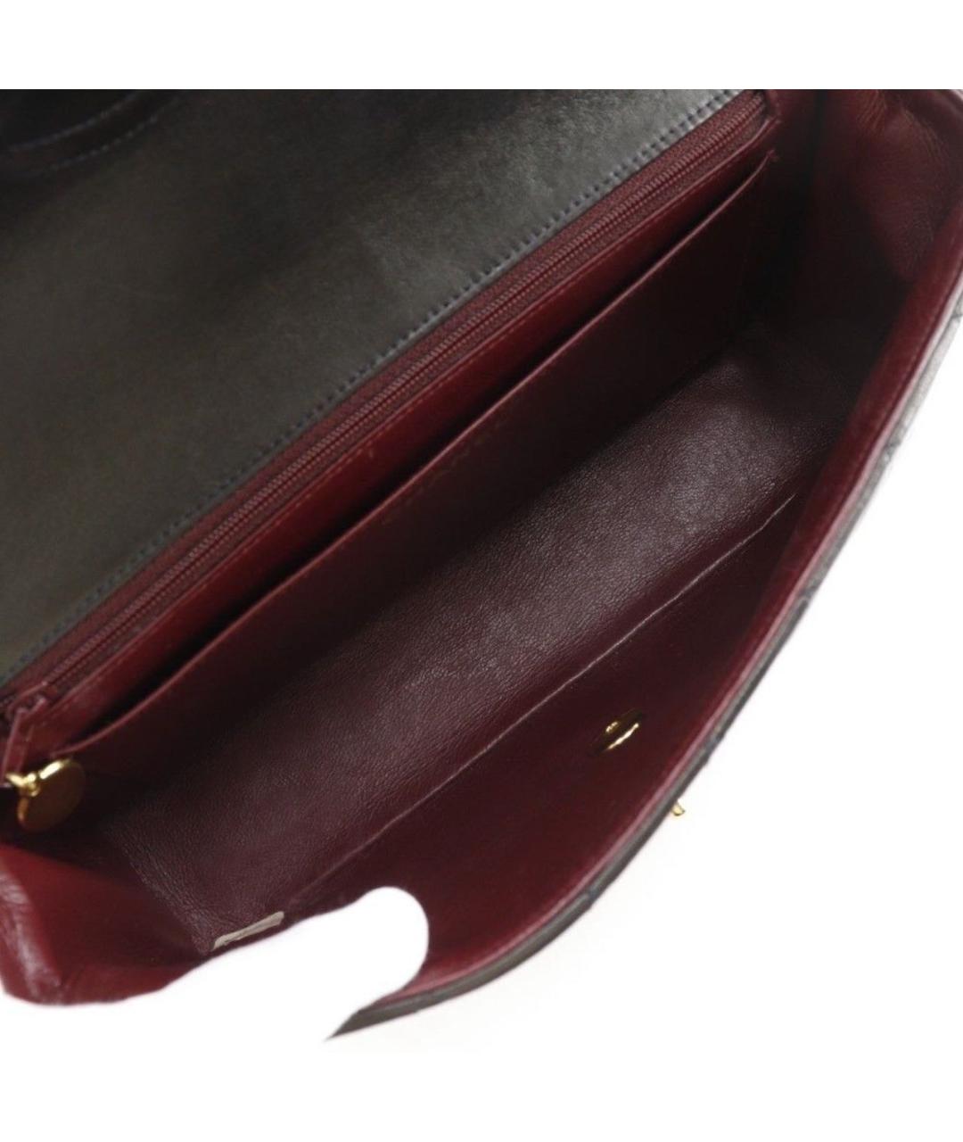 CHANEL Черная кожаная сумка с короткими ручками, фото 4