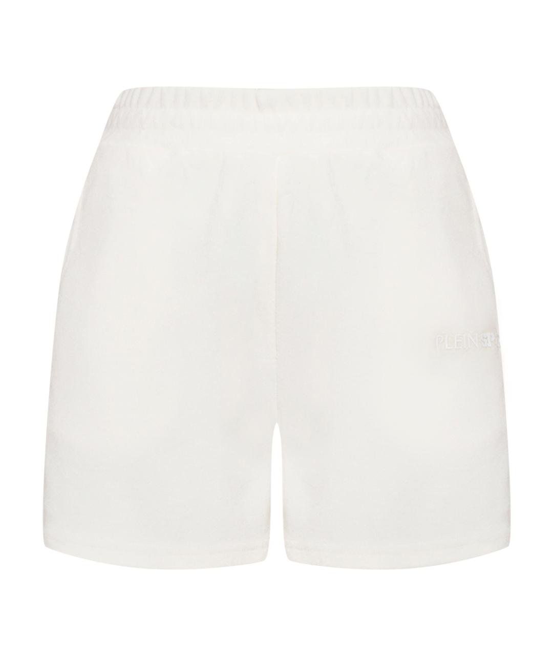 PLEIN SPORT Белые шорты, фото 1
