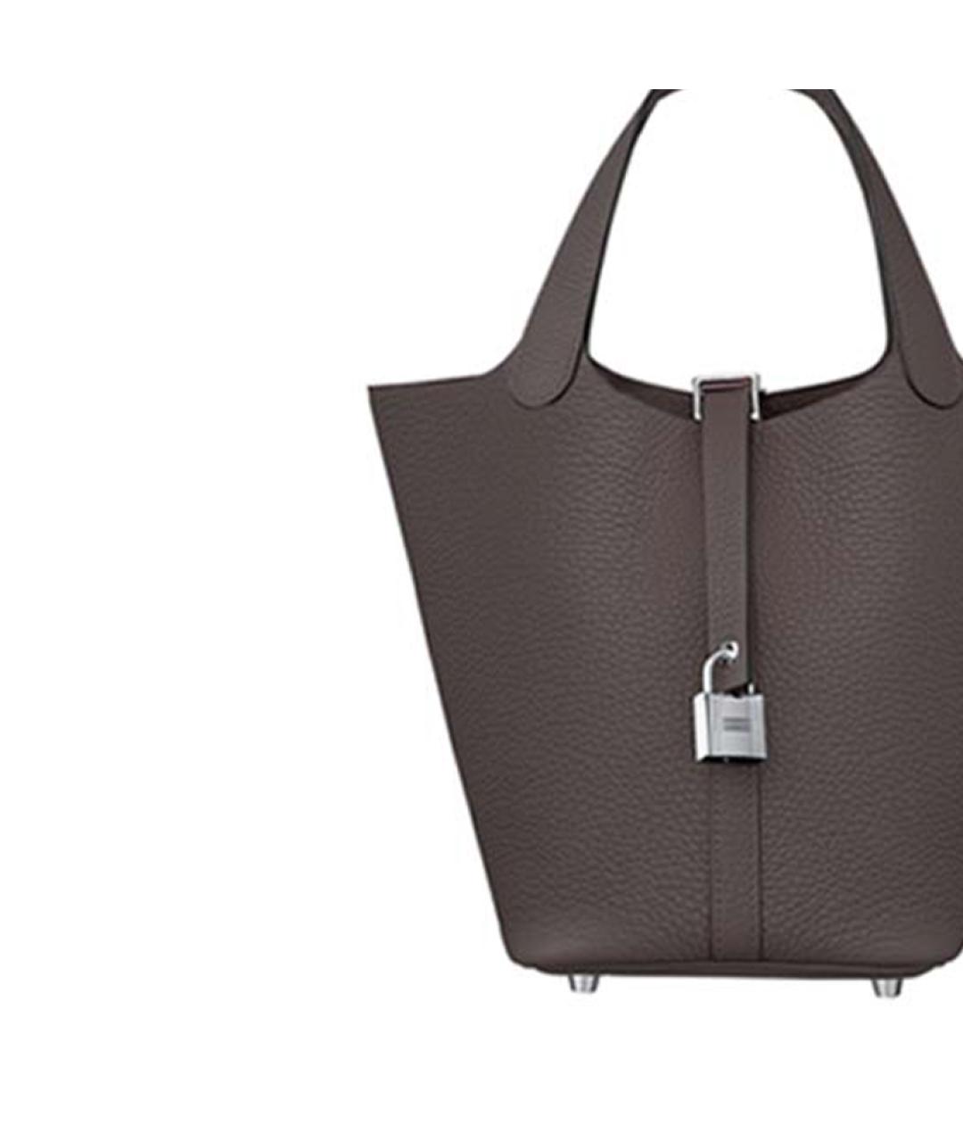 HERMES Кожаная сумка тоут, фото 5