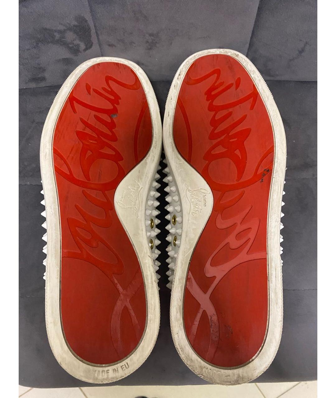 CHRISTIAN LOUBOUTIN Мульти кожаные кеды, фото 5