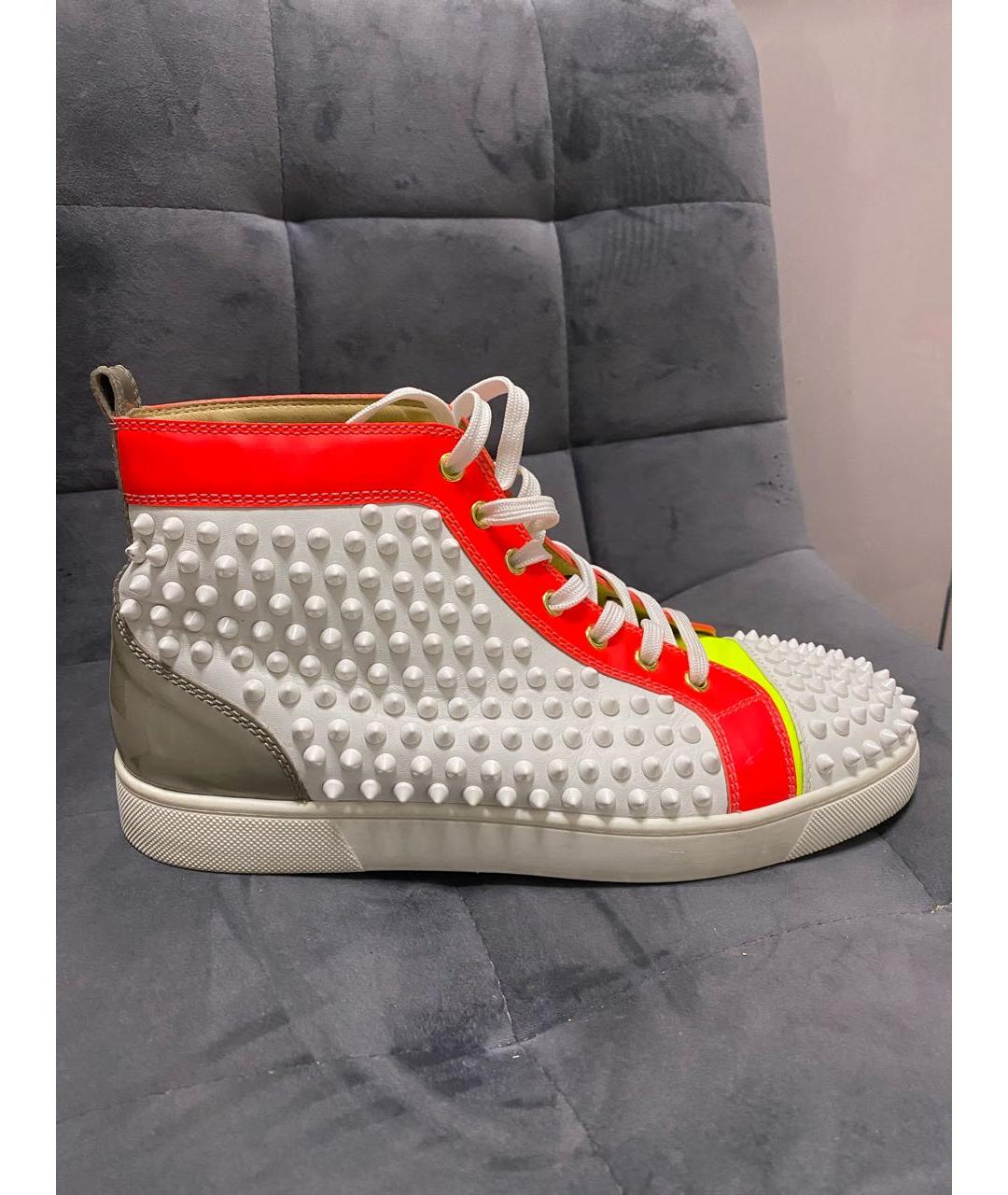 CHRISTIAN LOUBOUTIN Мульти кожаные кеды, фото 7