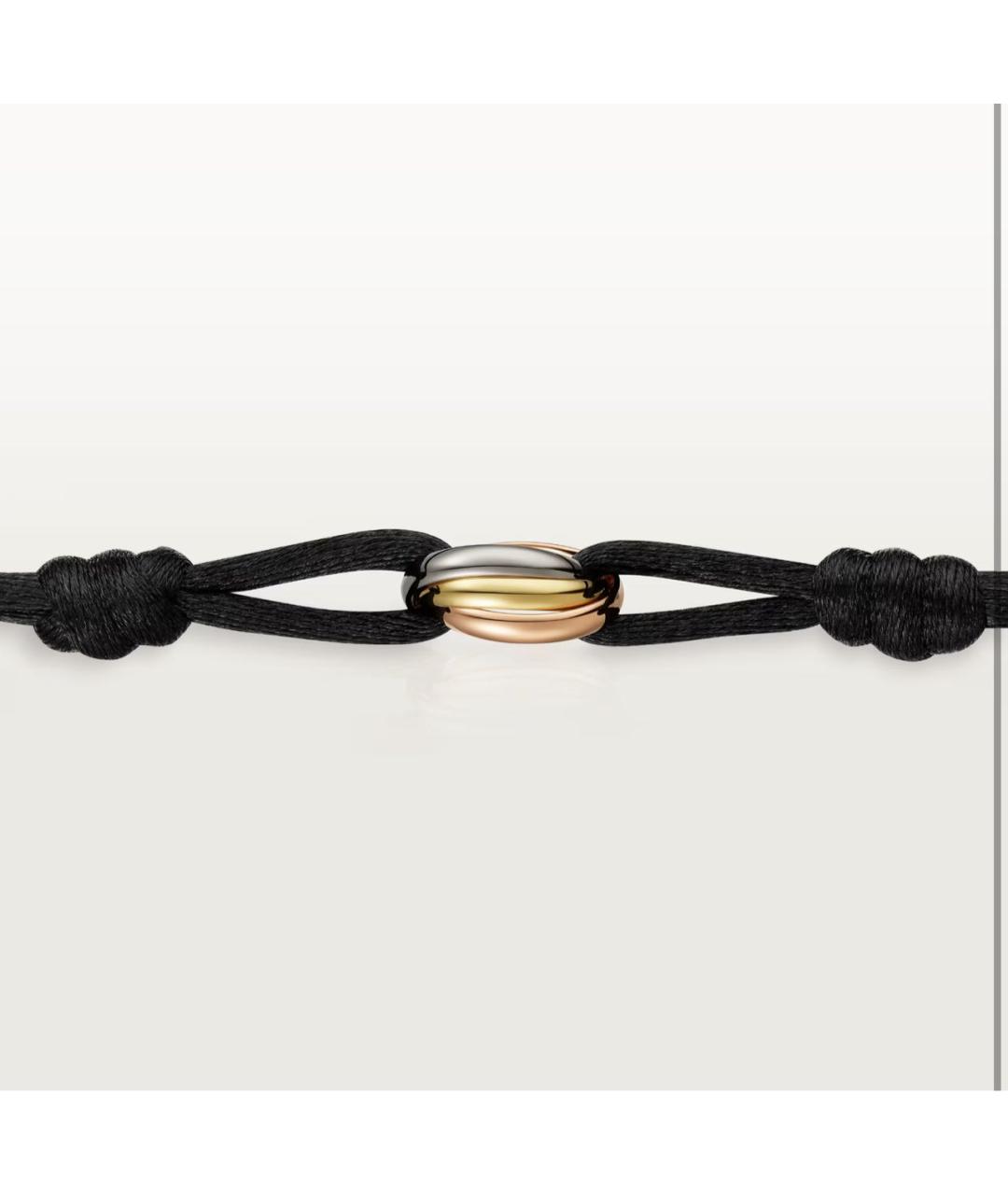 CARTIER Черный браслет из розового золота, фото 2