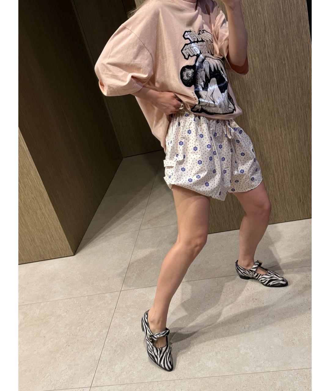 ACNE STUDIOS Коралловая хлопковая футболка, фото 5