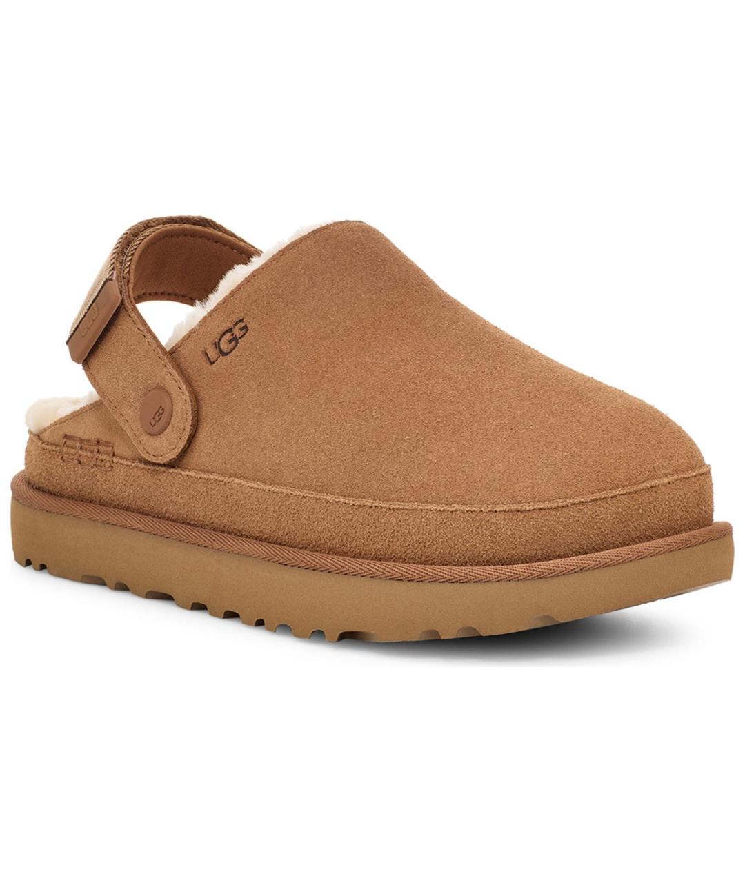 UGG AUSTRALIA Бежевые замшевые мюли, фото 3