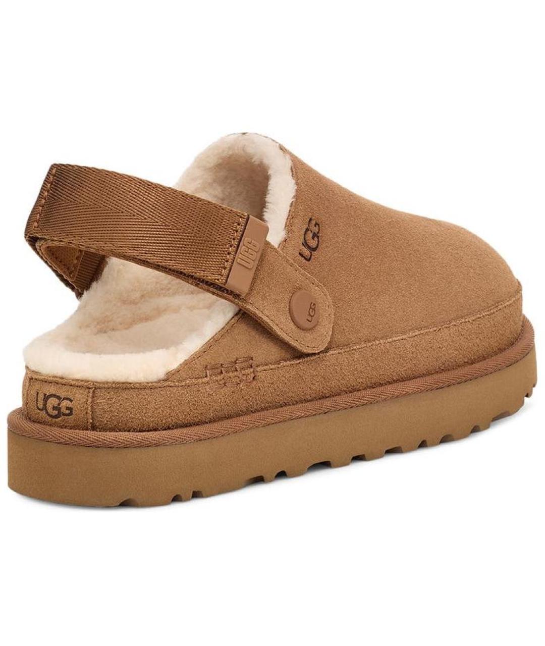 UGG AUSTRALIA Бежевые замшевые мюли, фото 4