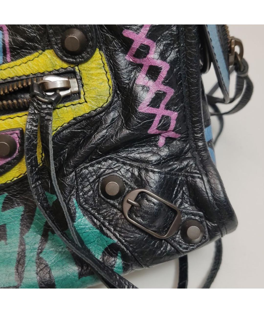 BALENCIAGA Мульти кожаная сумка с короткими ручками, фото 8