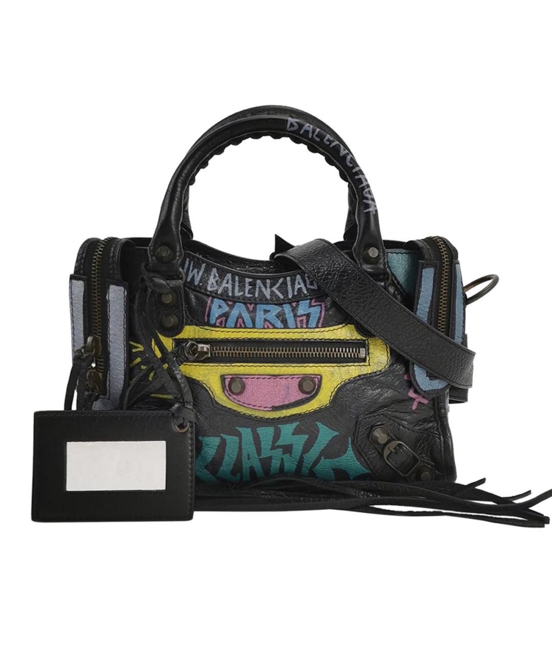 BALENCIAGA Мульти кожаная сумка с короткими ручками, фото 9