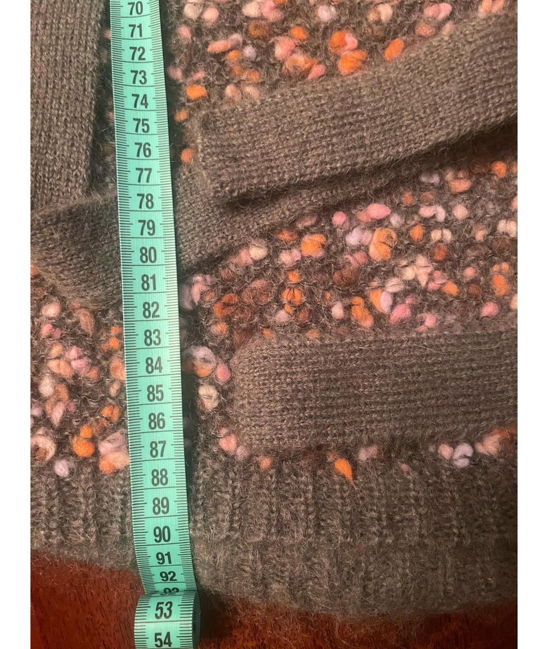 CHLOE Мульти шерстяное повседневное платье, фото 7