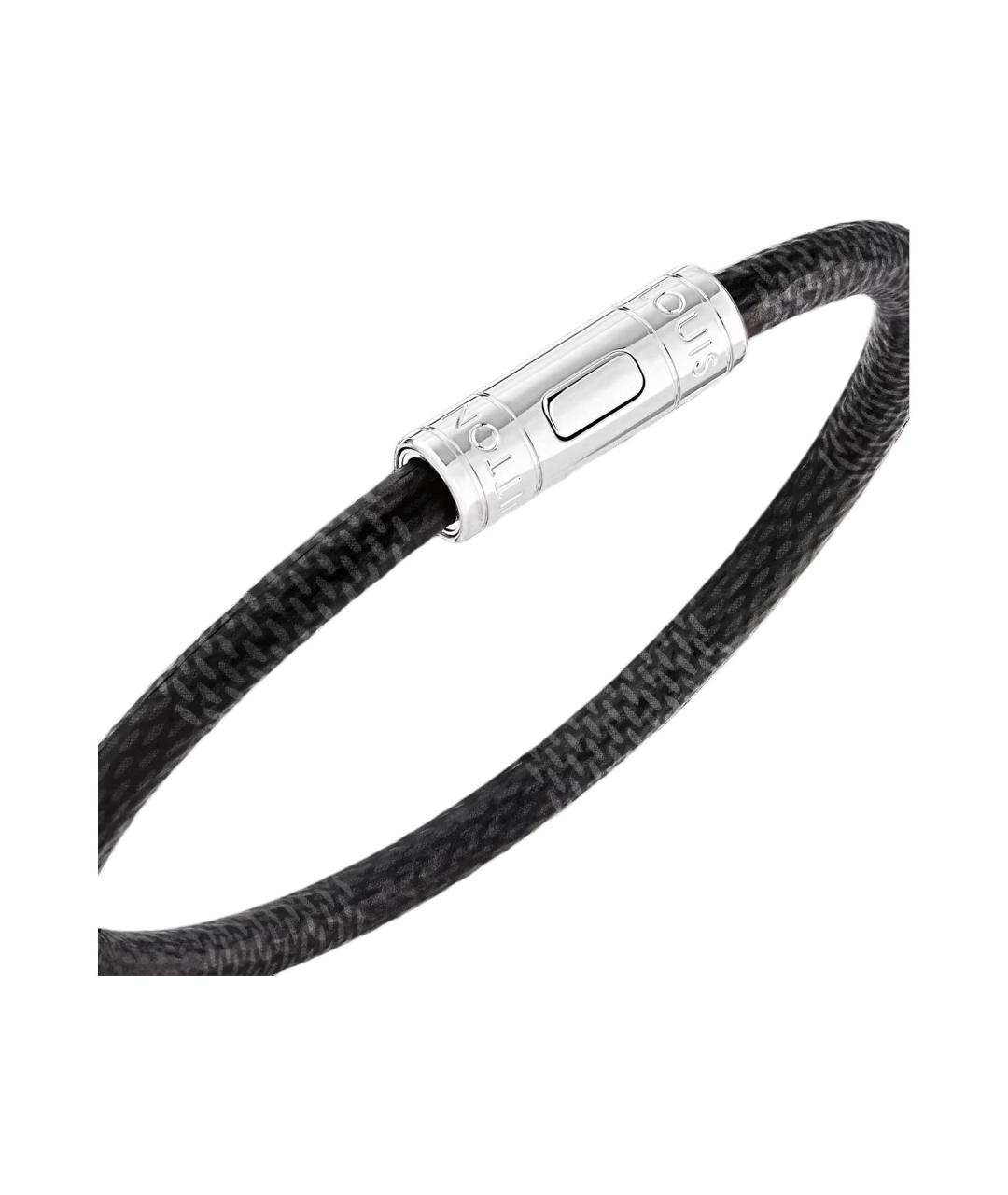 LOUIS VUITTON Черный браслет, фото 3