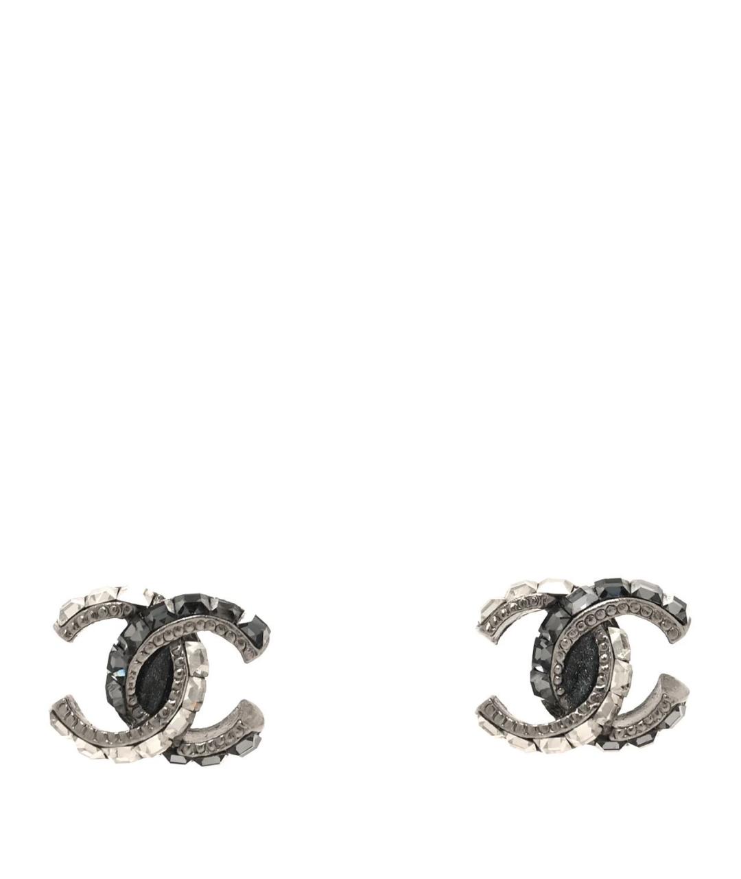 CHANEL Серебряные серьги, фото 4