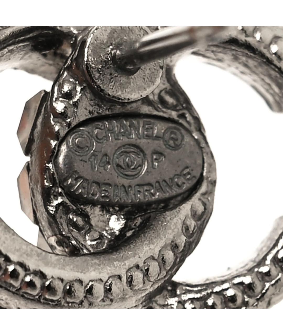 CHANEL Серебряные серьги, фото 2