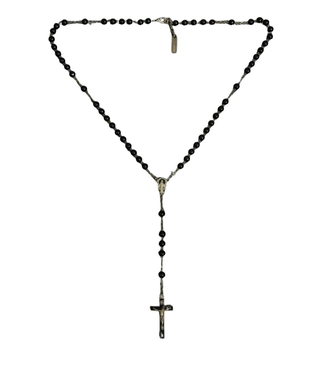 DOLCE&GABBANA Черное латунное колье, фото 1