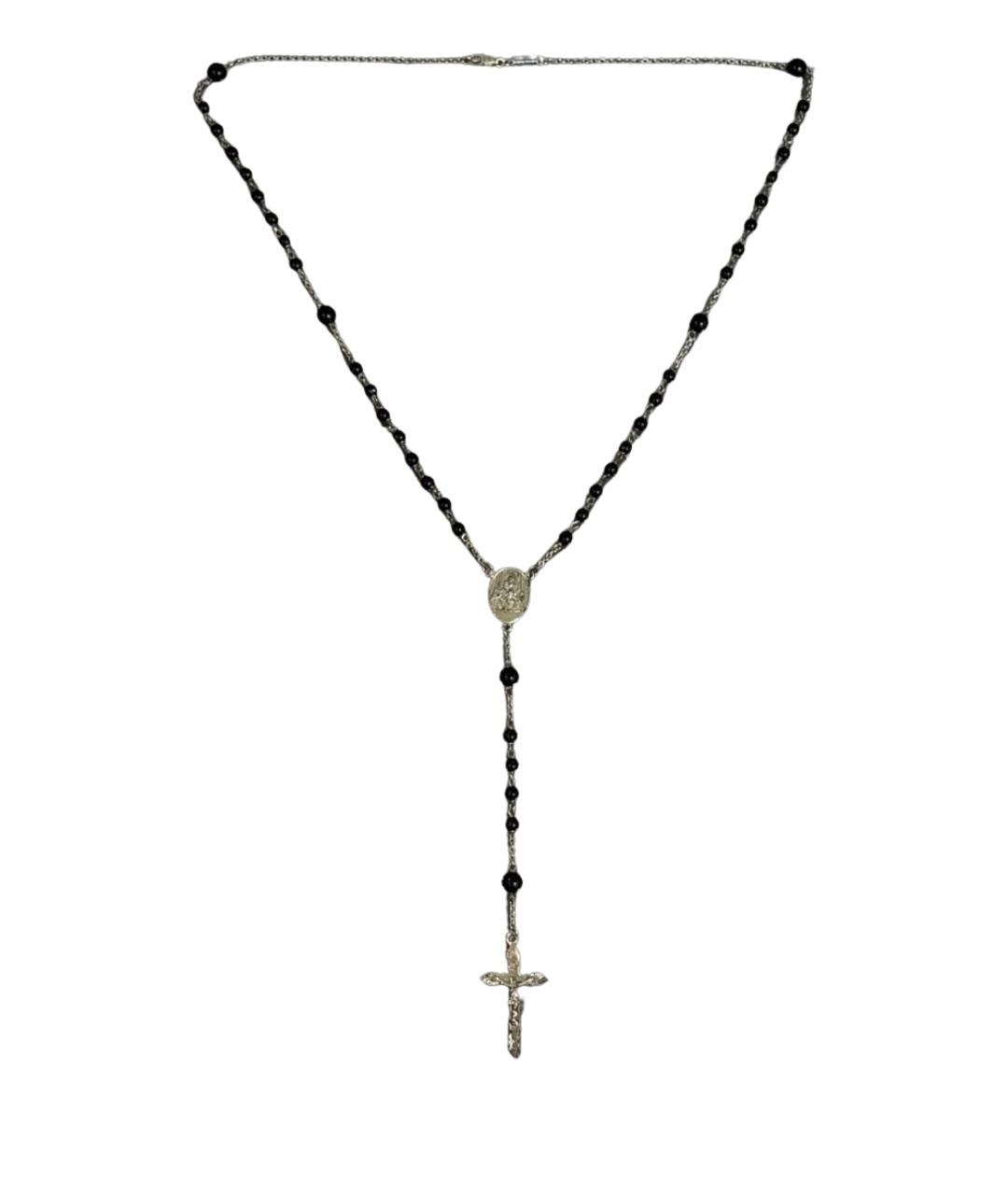 DOLCE&GABBANA Черное латунное колье, фото 1