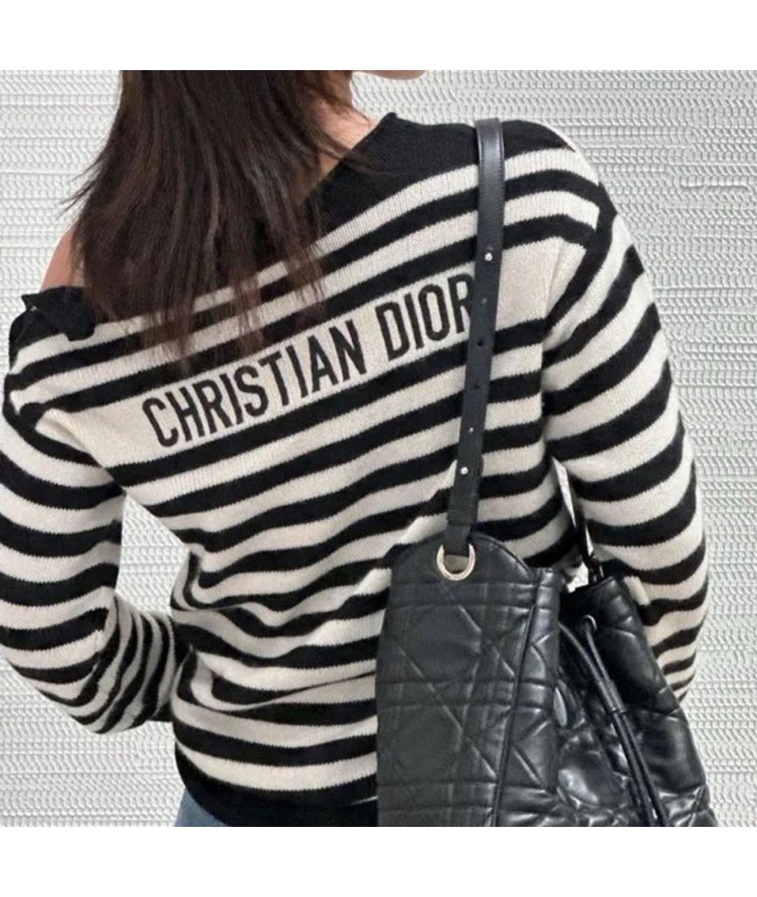 CHRISTIAN DIOR Мульти хлопковая водолазка, фото 3