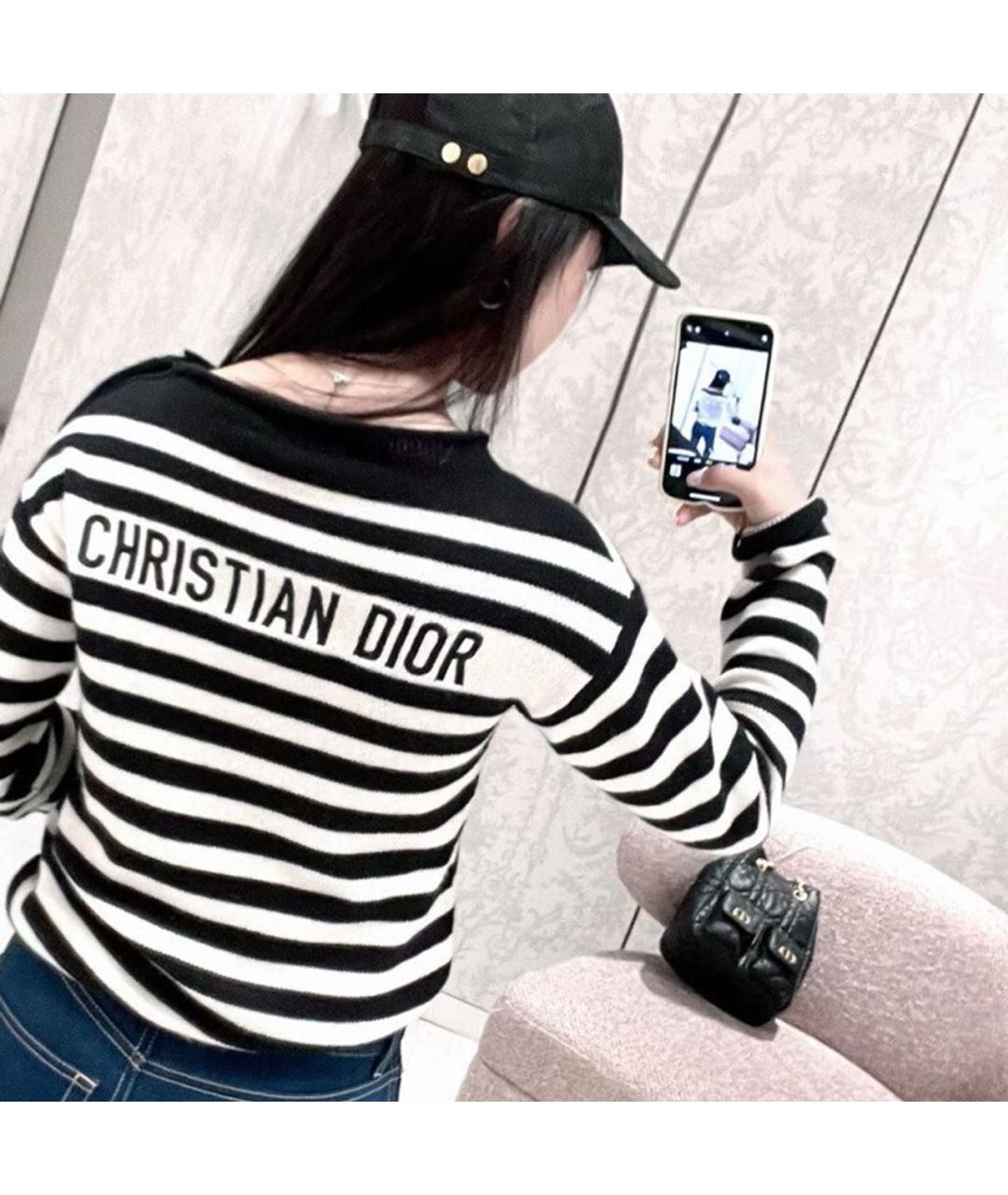 CHRISTIAN DIOR Мульти хлопковая водолазка, фото 5