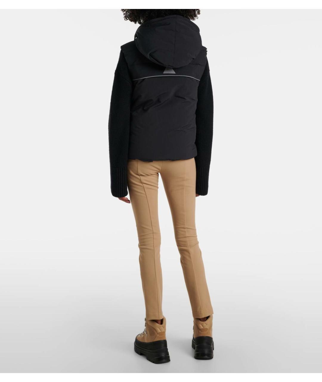 MONCLER Черный полиэстеровый жилет, фото 8