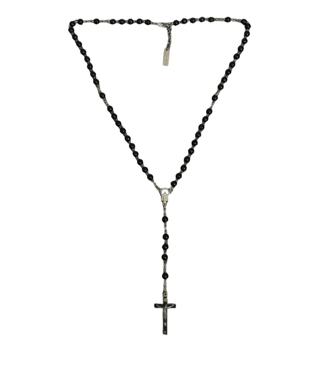 DOLCE&GABBANA Черное латунное колье, фото 1