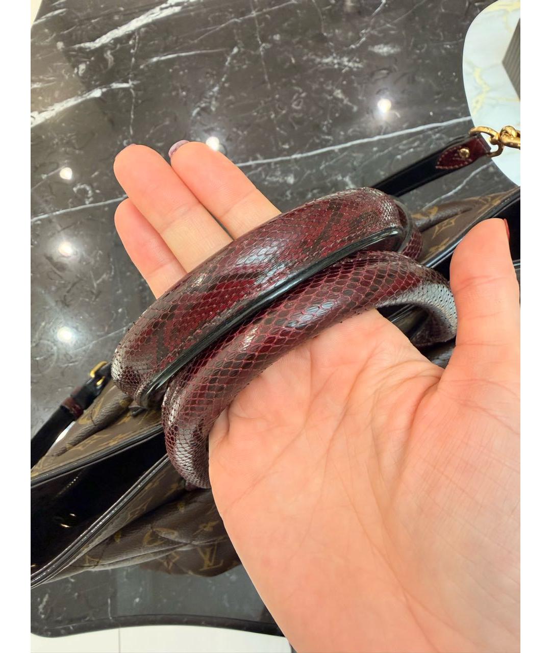 LOUIS VUITTON Коричневая сумка с короткими ручками, фото 7