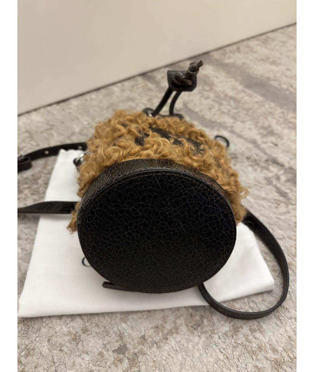 CASADEI Коричневая кожаная сумка через плечо, фото 3