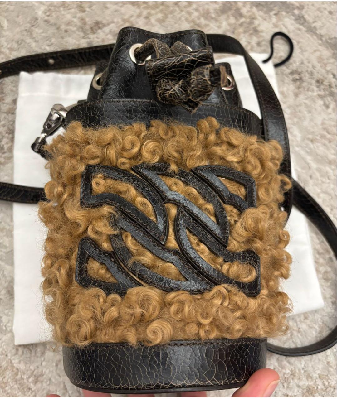 CASADEI Коричневая кожаная сумка через плечо, фото 6