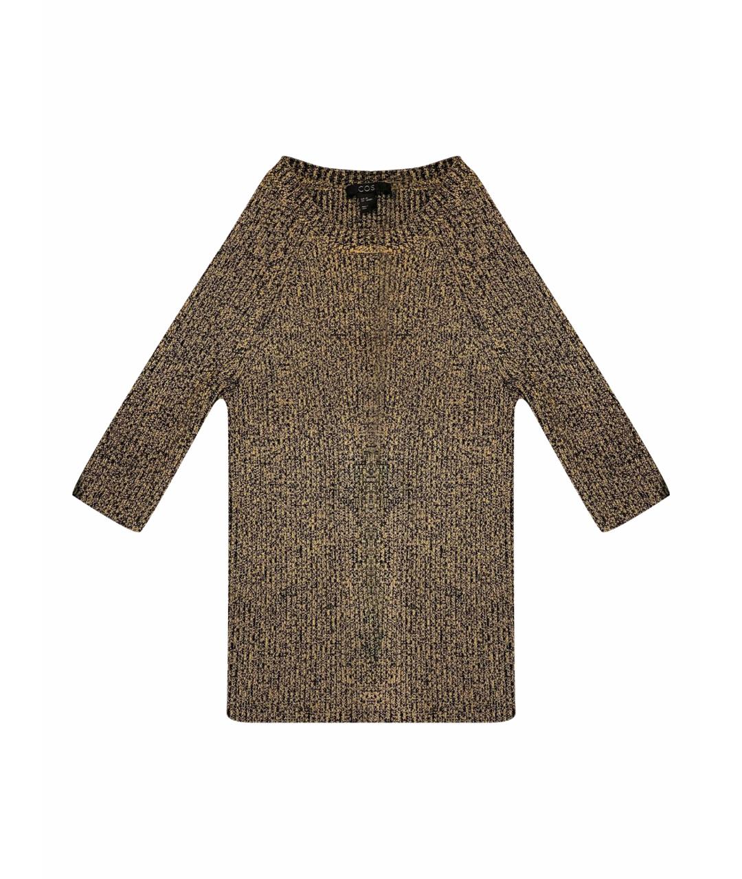 COS Горчичный хлопко-эластановый джемпер / свитер, фото 1