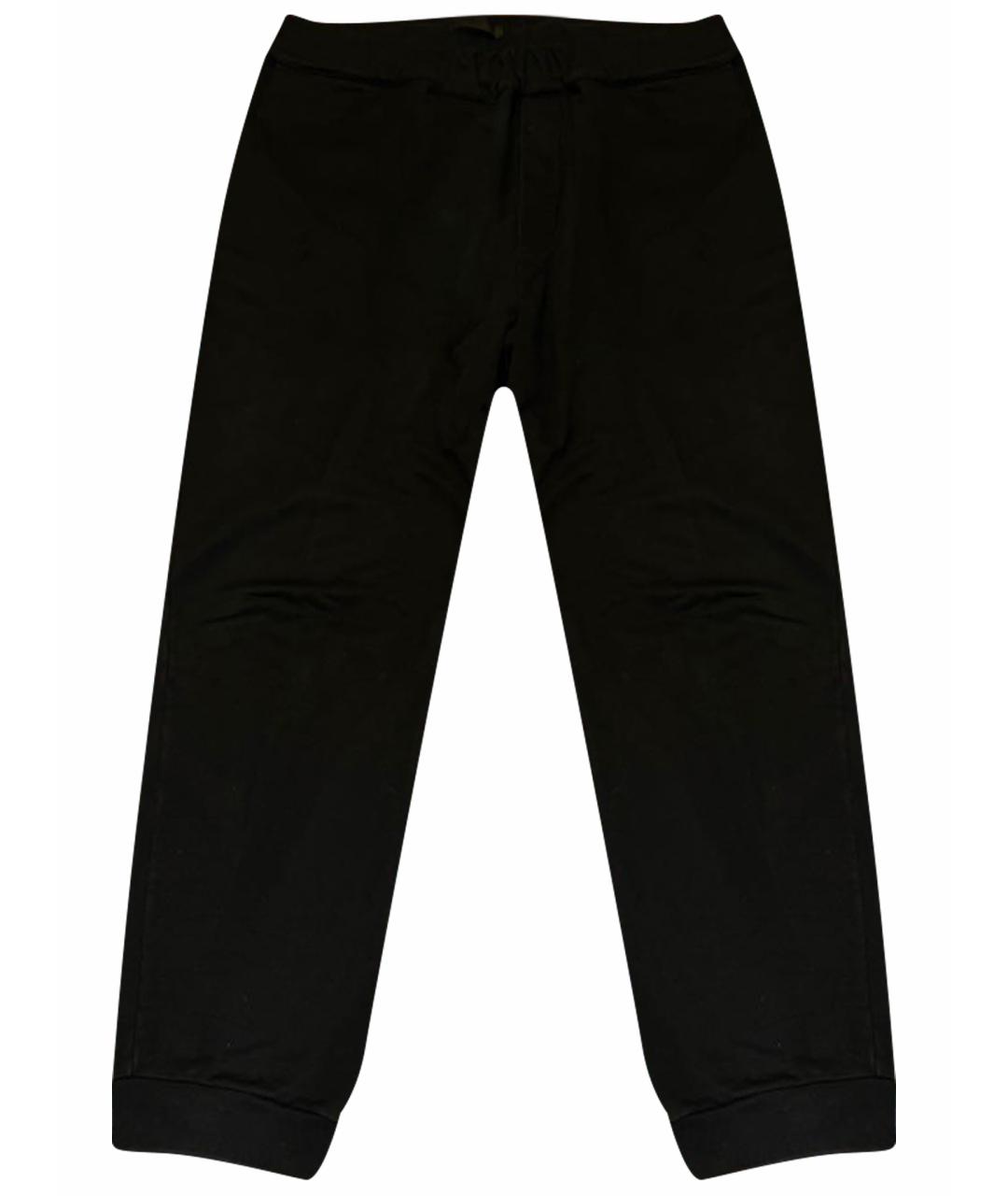 PRADA Черные хлопковые повседневные брюки, фото 1