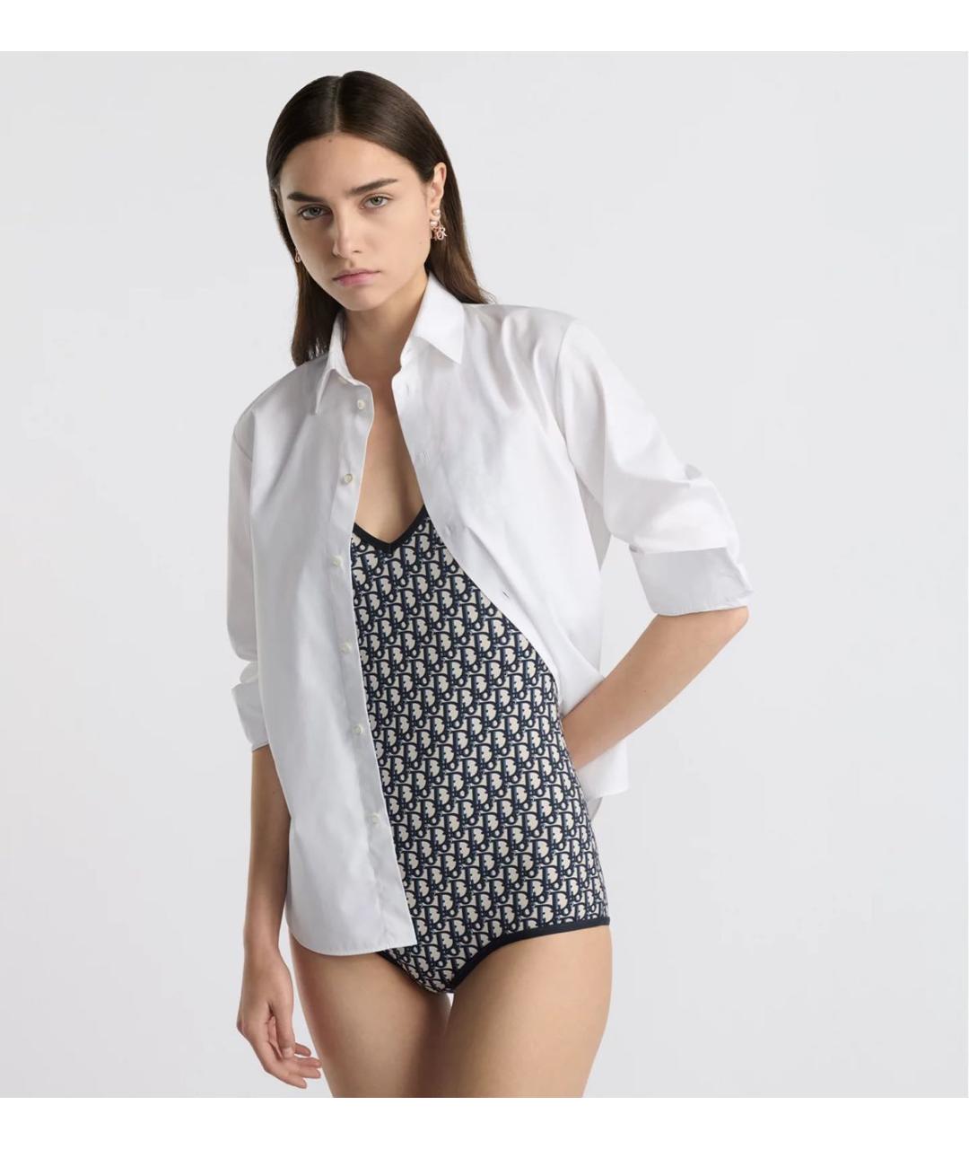 CHRISTIAN DIOR Темно-синий купальник, фото 6