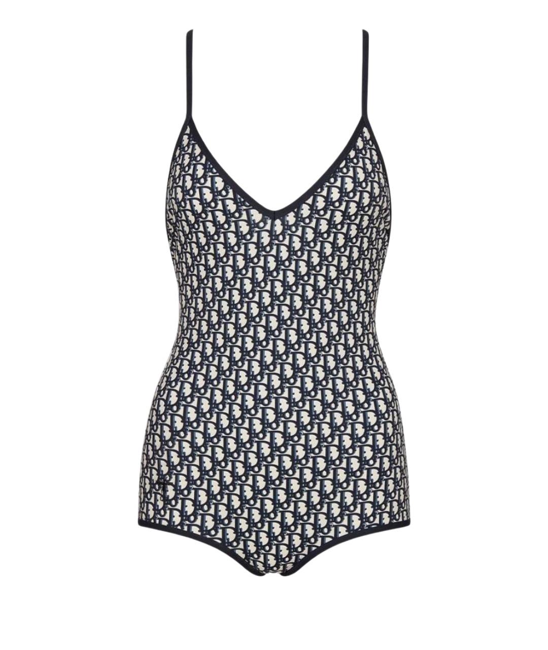 CHRISTIAN DIOR Темно-синий купальник, фото 1