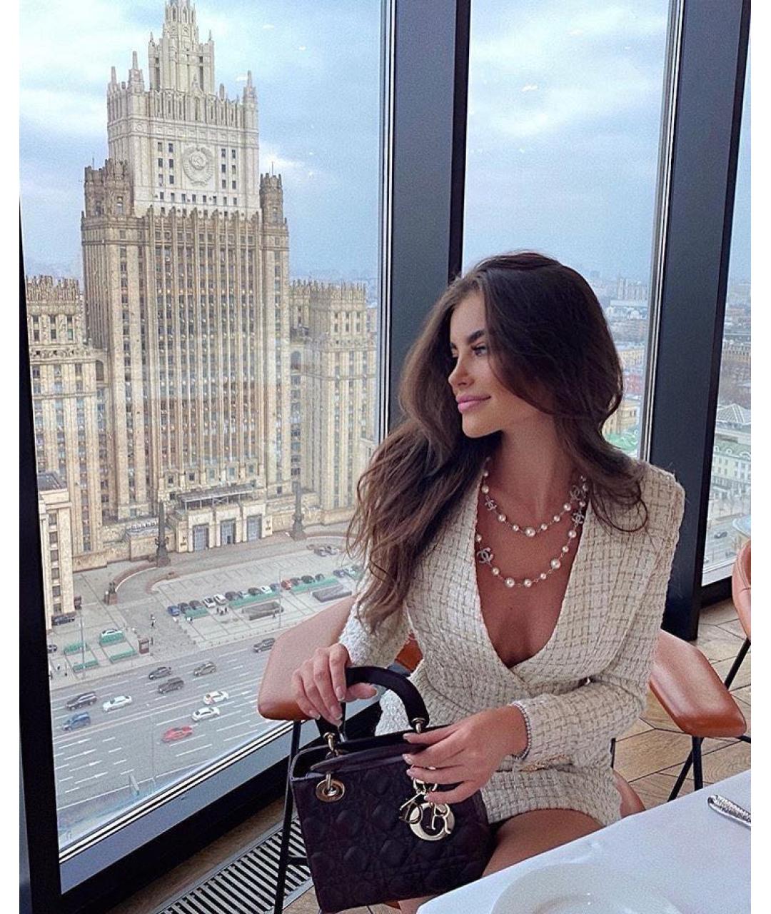 CHANEL Бежевое колье, фото 4