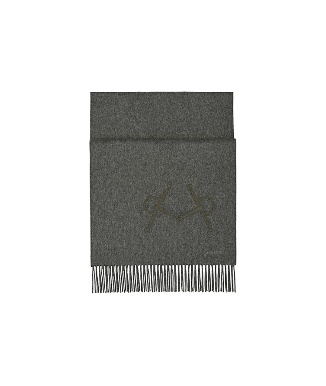 HERMES Кашемировый шарф, фото 1