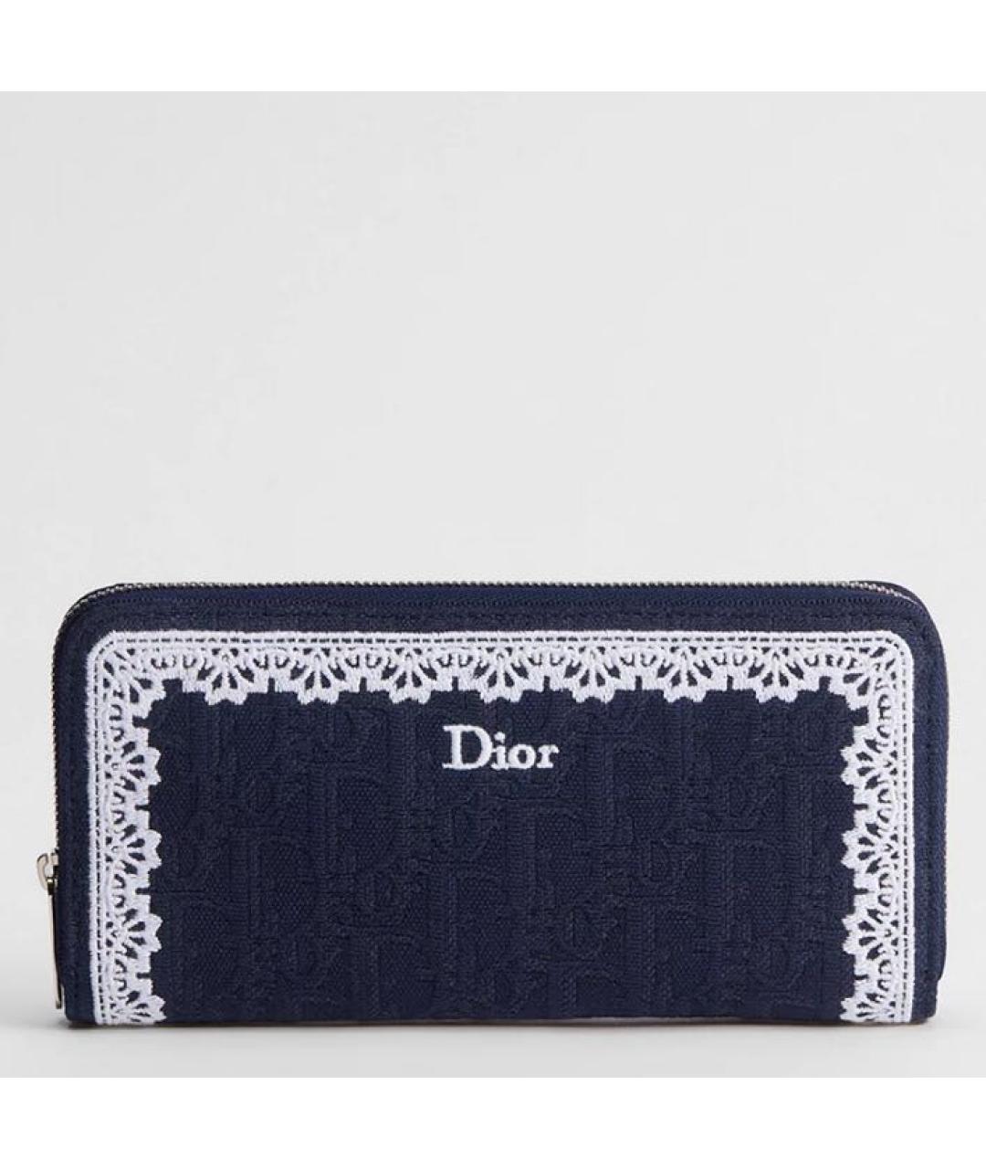 CHRISTIAN DIOR Синий кошелек, фото 4