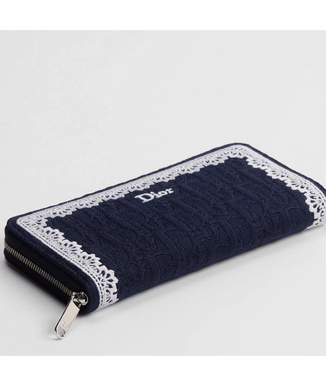 CHRISTIAN DIOR Синий кошелек, фото 2