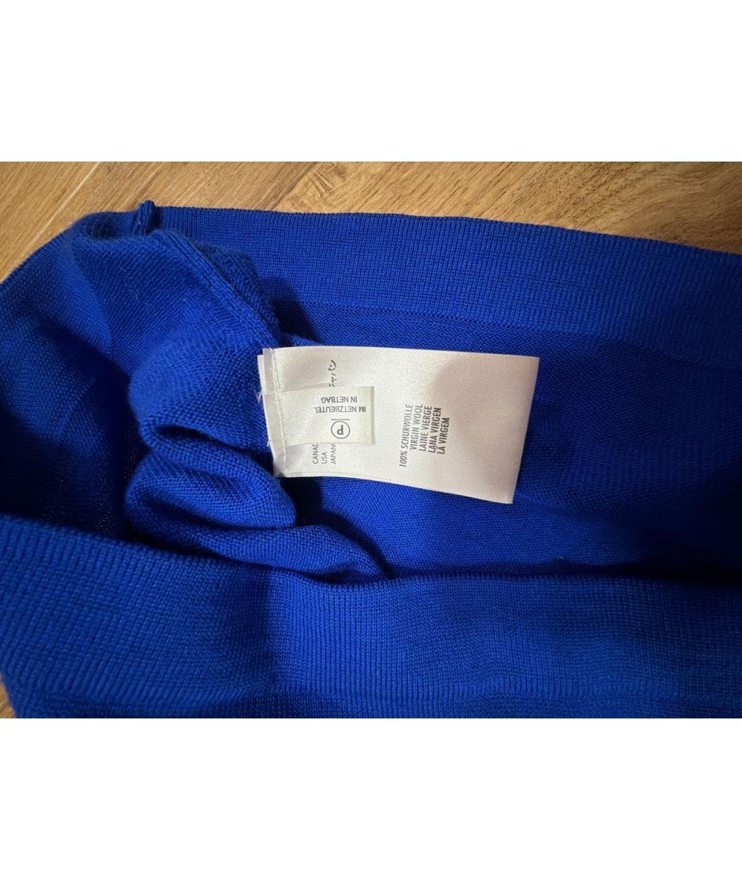 ESCADA Синяя шерстяная майка, фото 5