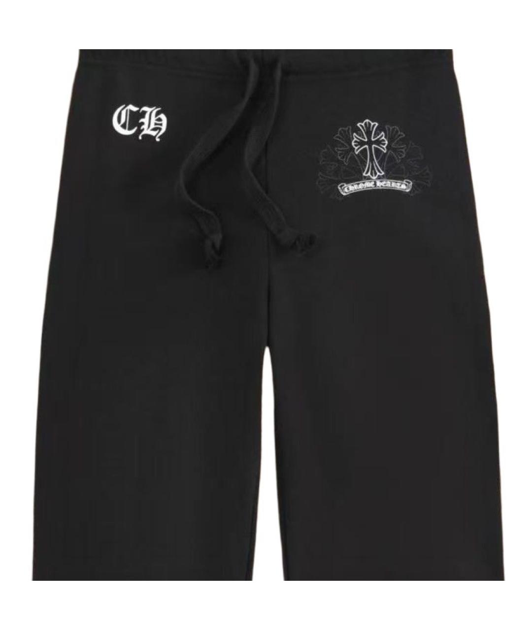 CHROME HEARTS Черные повседневные брюки, фото 3