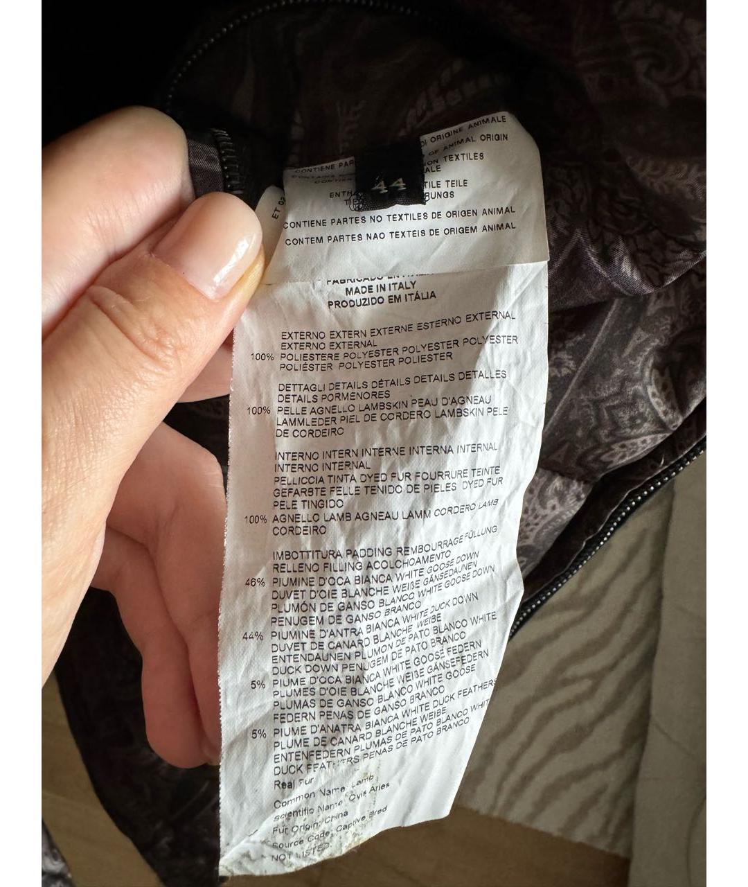 ETRO Мульти полиэстеровый пуховик, фото 7
