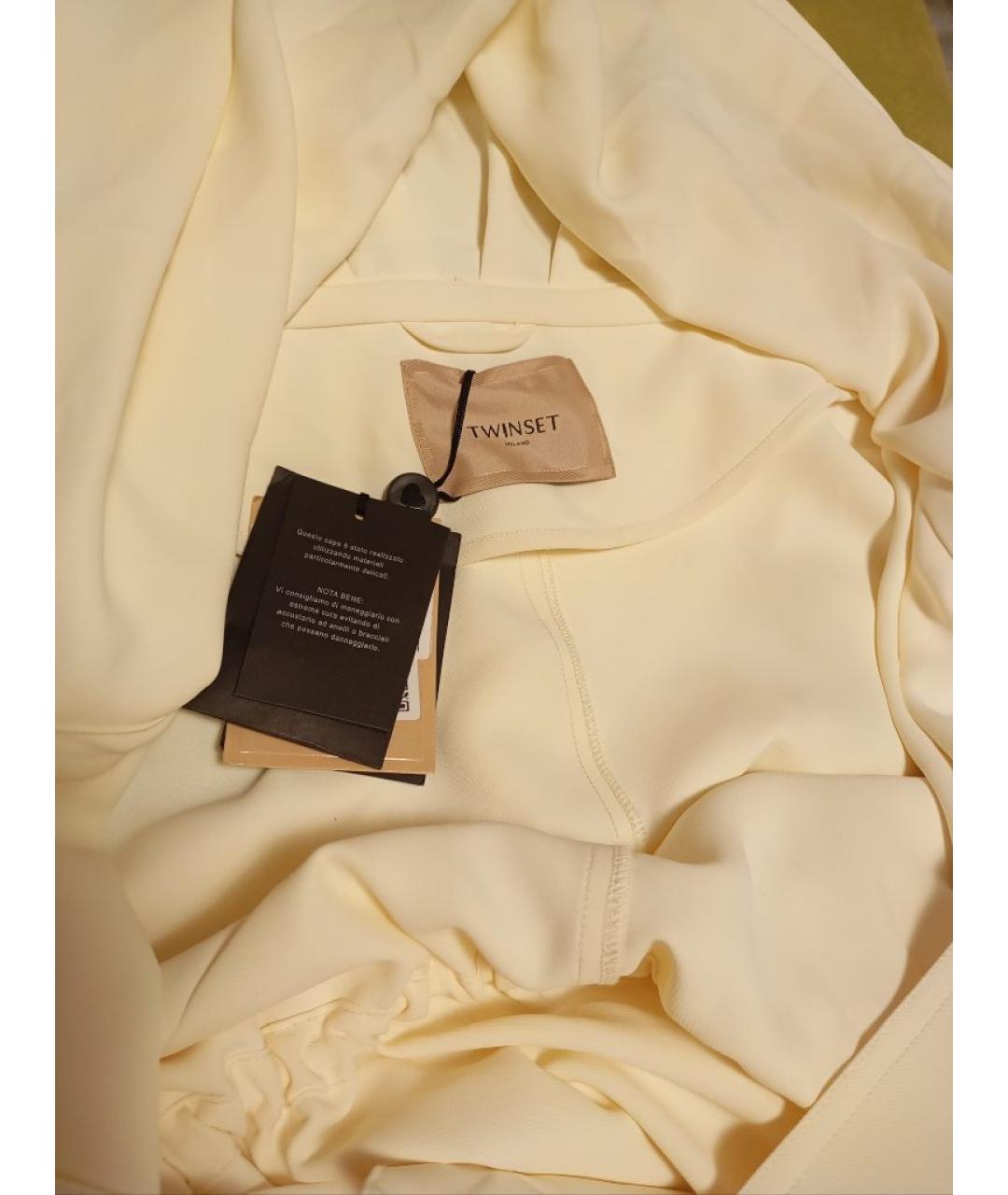 TWIN-SET Полиэстеровый тренч/плащ, фото 3