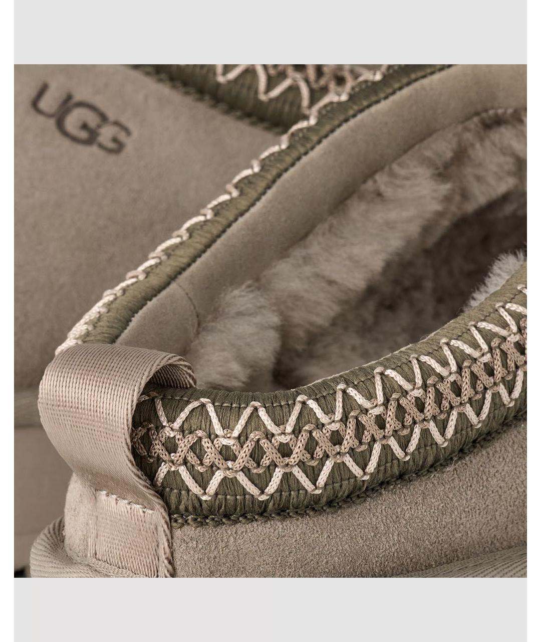 UGG AUSTRALIA Бежевые замшевые мюли, фото 4