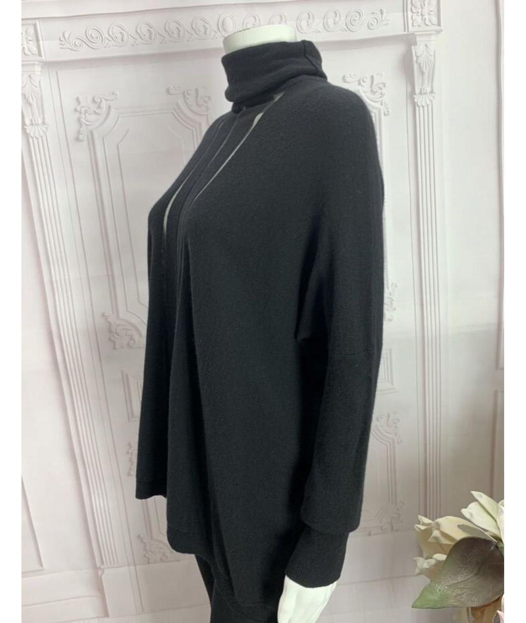 PINKO Черный шерстяной джемпер / свитер, фото 6