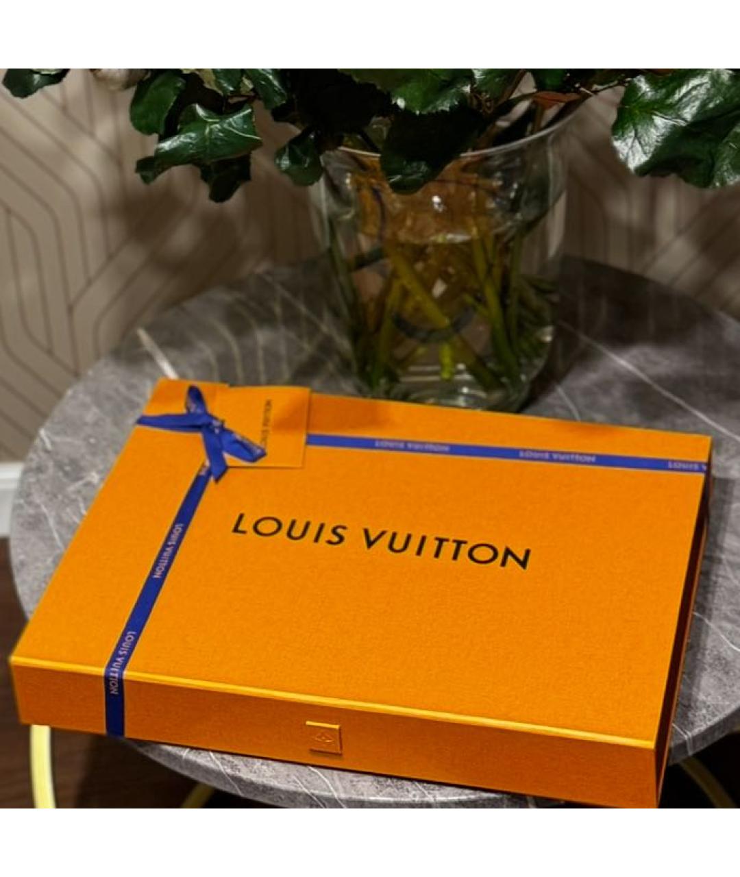 LOUIS VUITTON Бежевый шерстяной платок, фото 8