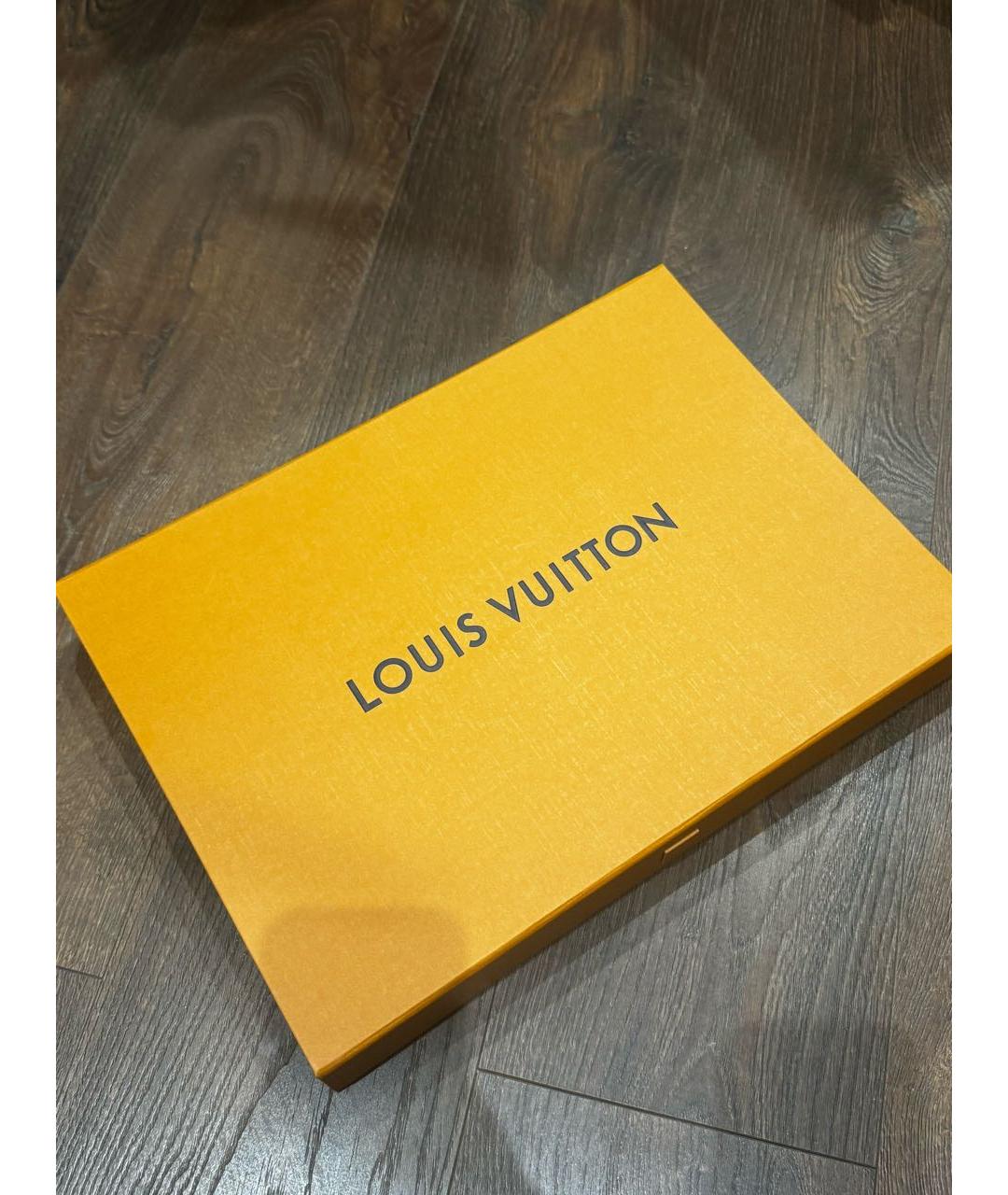 LOUIS VUITTON Бежевый шерстяной платок, фото 6