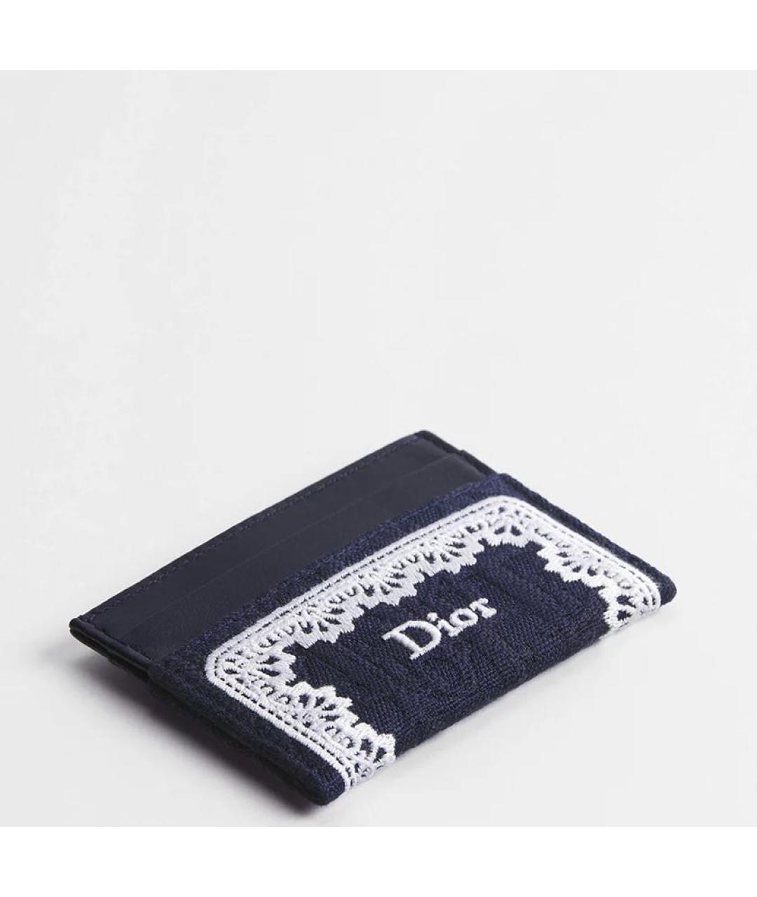 CHRISTIAN DIOR Синий кардхолдер, фото 2
