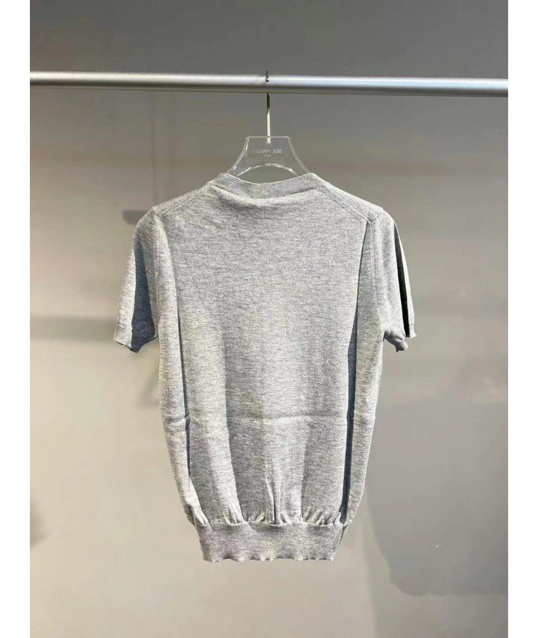 MIU MIU Серый кашемировый джемпер / свитер, фото 2